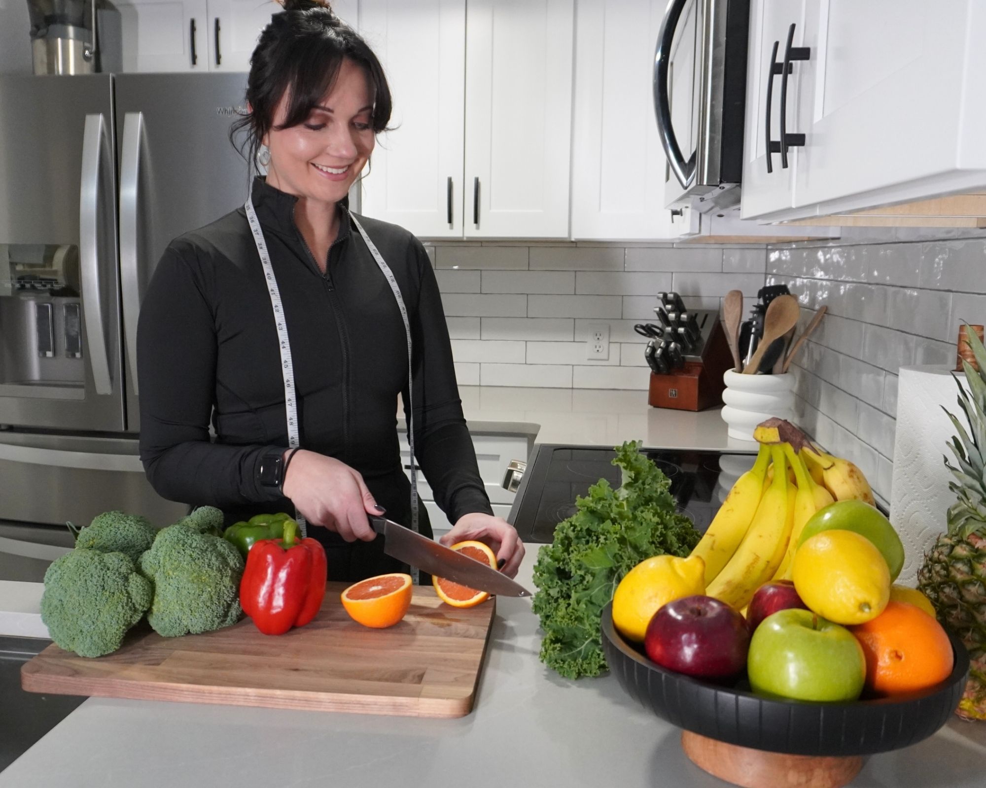 Registered Dietitian in Denver working on meal plan.