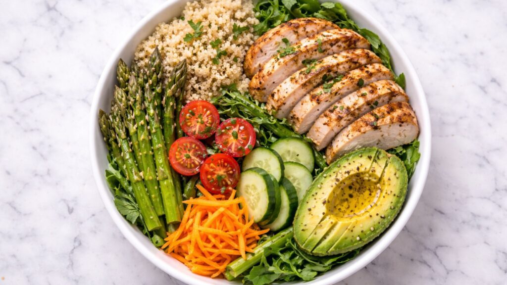 Easy high-protein spring meals to fuel fat loss, build muscle, and simplify your weekly meal prep.